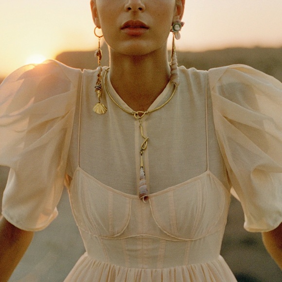 Ulla Johson Mariza Organza Midi Dress - Picture 6 of 6